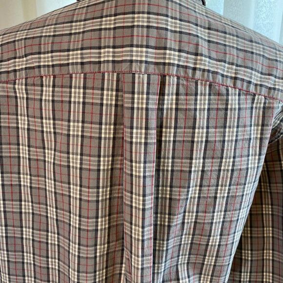 Eddie Bauer Legend Wash Plaid Button Front Shirt SZ L - Picture 9 of 16